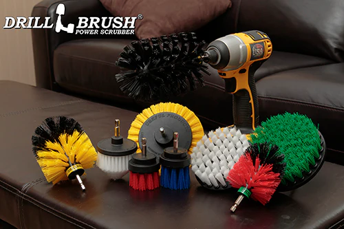 9-piece Variety Brush Kit - Every Stiffness - All Purpose Cleaning | YEO-G5-W4C-R2M-KJS-B2L-QC-DB - Image 6